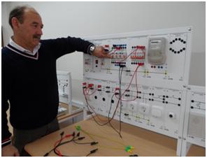 Лаборатория электромонтажников по освещению и осветительным сетям